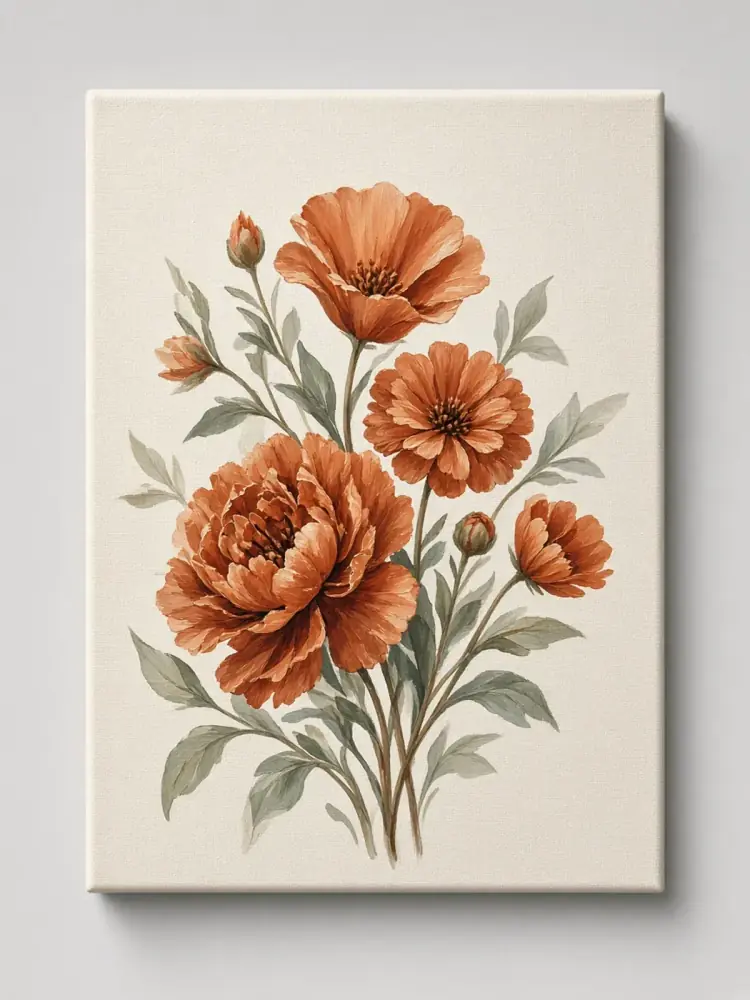 Terracotta Bloom Study